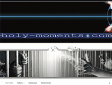 Tablet Screenshot of holy-moments.com